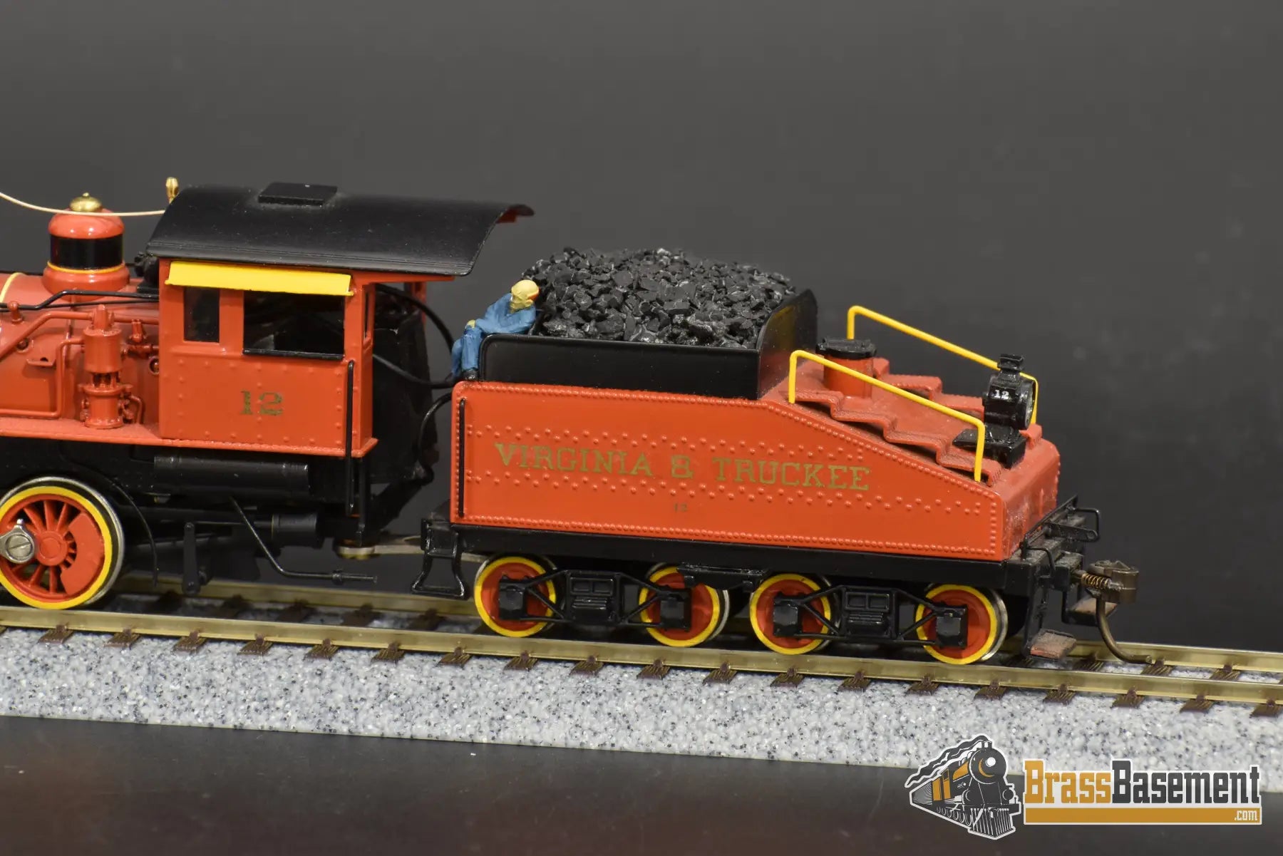 Ho Brass - Pfm ’Omaha’ 0 - 6 - 0 Custom Painted Virginia & Truckee Steam
