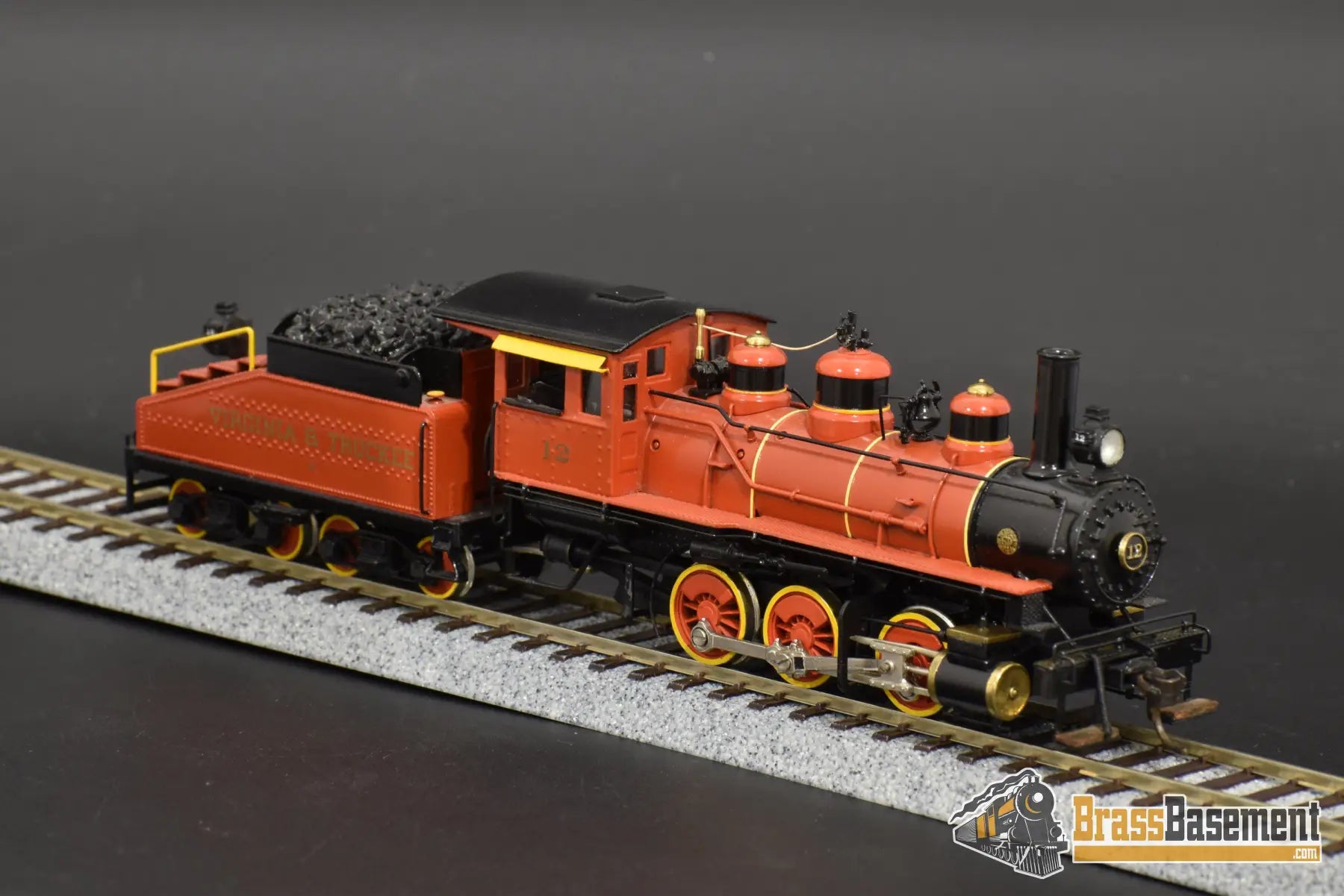 Ho Brass - Pfm ’Omaha’ 0 - 6 - 0 Custom Painted Virginia & Truckee Steam
