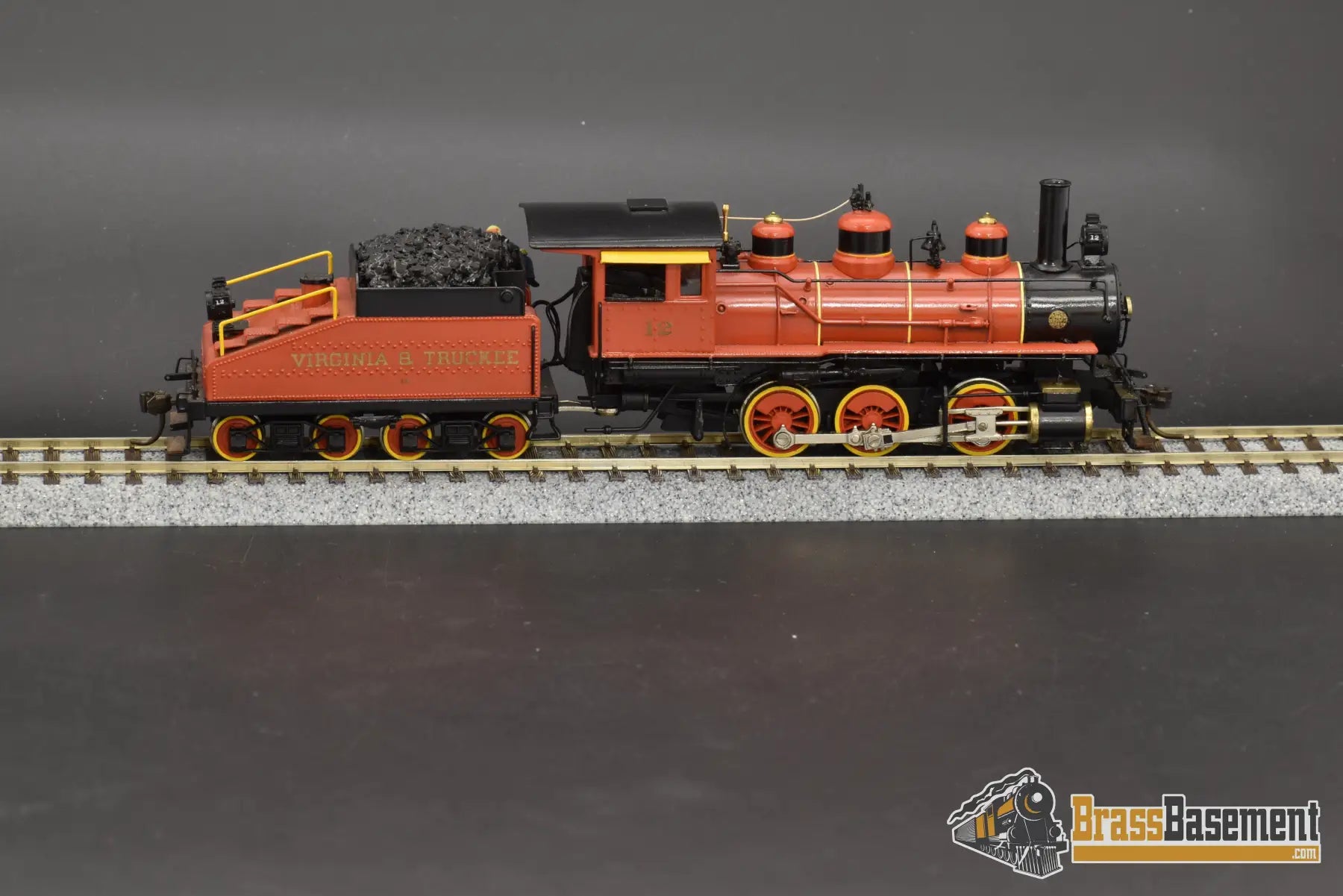 Ho Brass - Pfm ’Omaha’ 0 - 6 - 0 Custom Painted Virginia & Truckee Steam