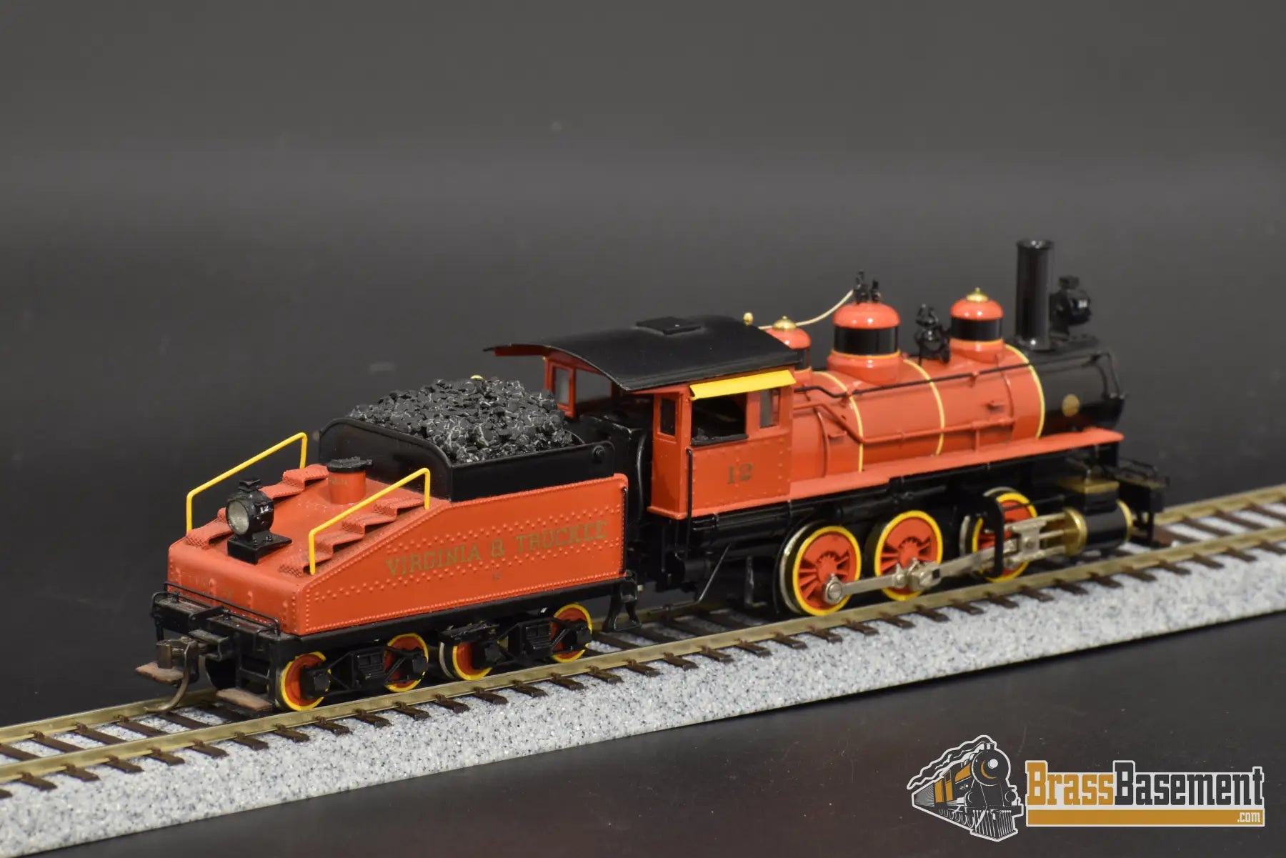 Ho Brass - Pfm ’Omaha’ 0 - 6 - 0 Custom Painted Virginia & Truckee Steam