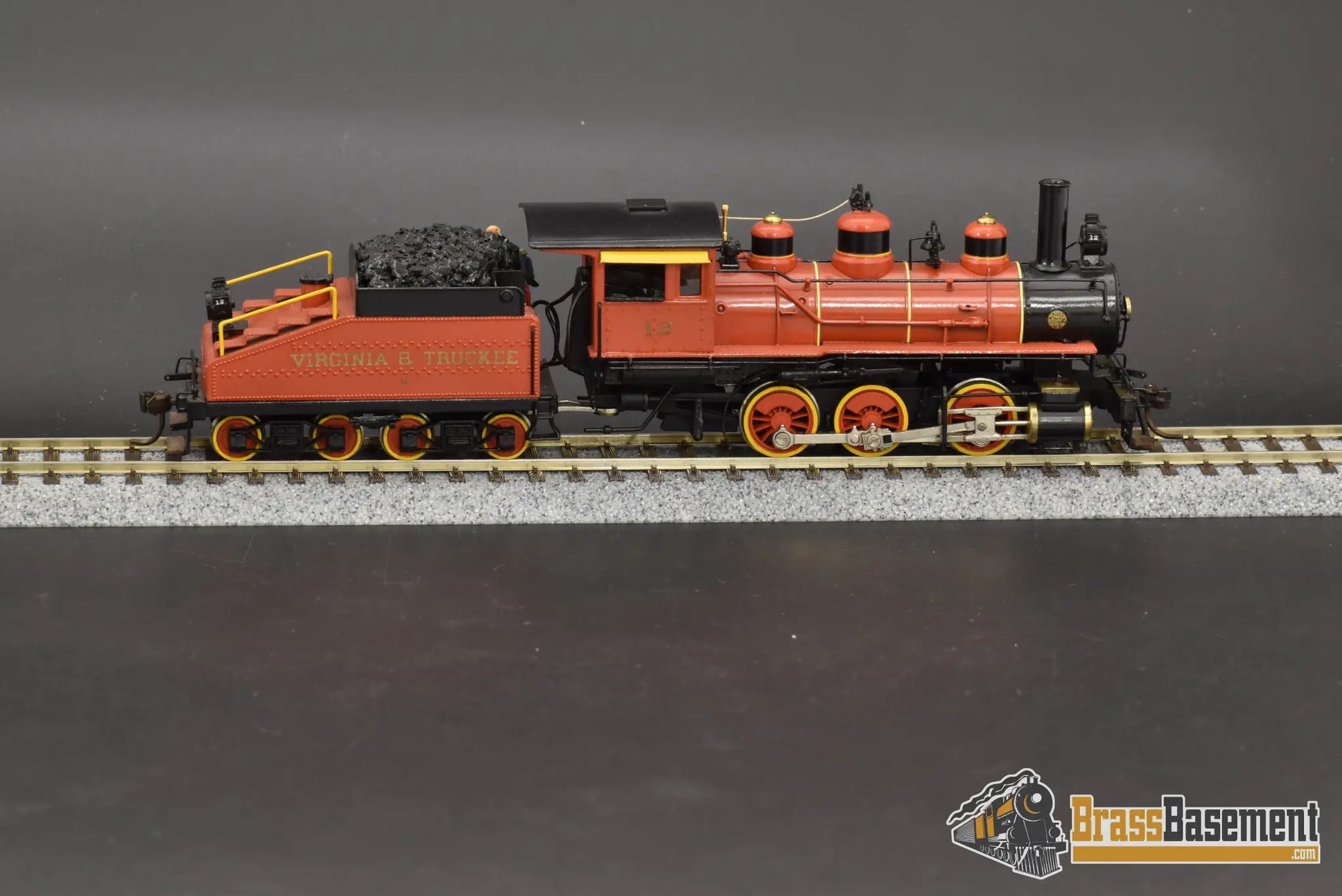 Ho Brass - Pfm ’Omaha’ 0 - 6 - 0 Custom Painted Virginia & Truckee Steam