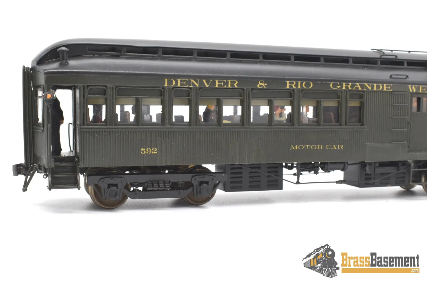 Ho Brass - Pfm Ski D&Rgw Rio Grande Motor Car 1979 Boyd Reyes Pro Paint Dcc/Sound Passenger