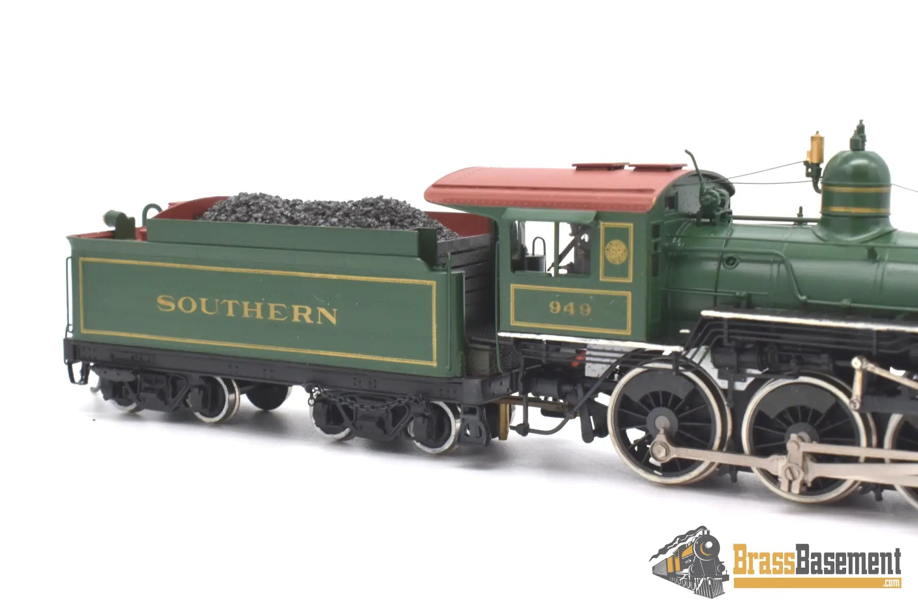 Ho Brass - Pfm Southern Railway F - 1 4 - 6 - 0 #949 Nice Paint & Weathering Steam