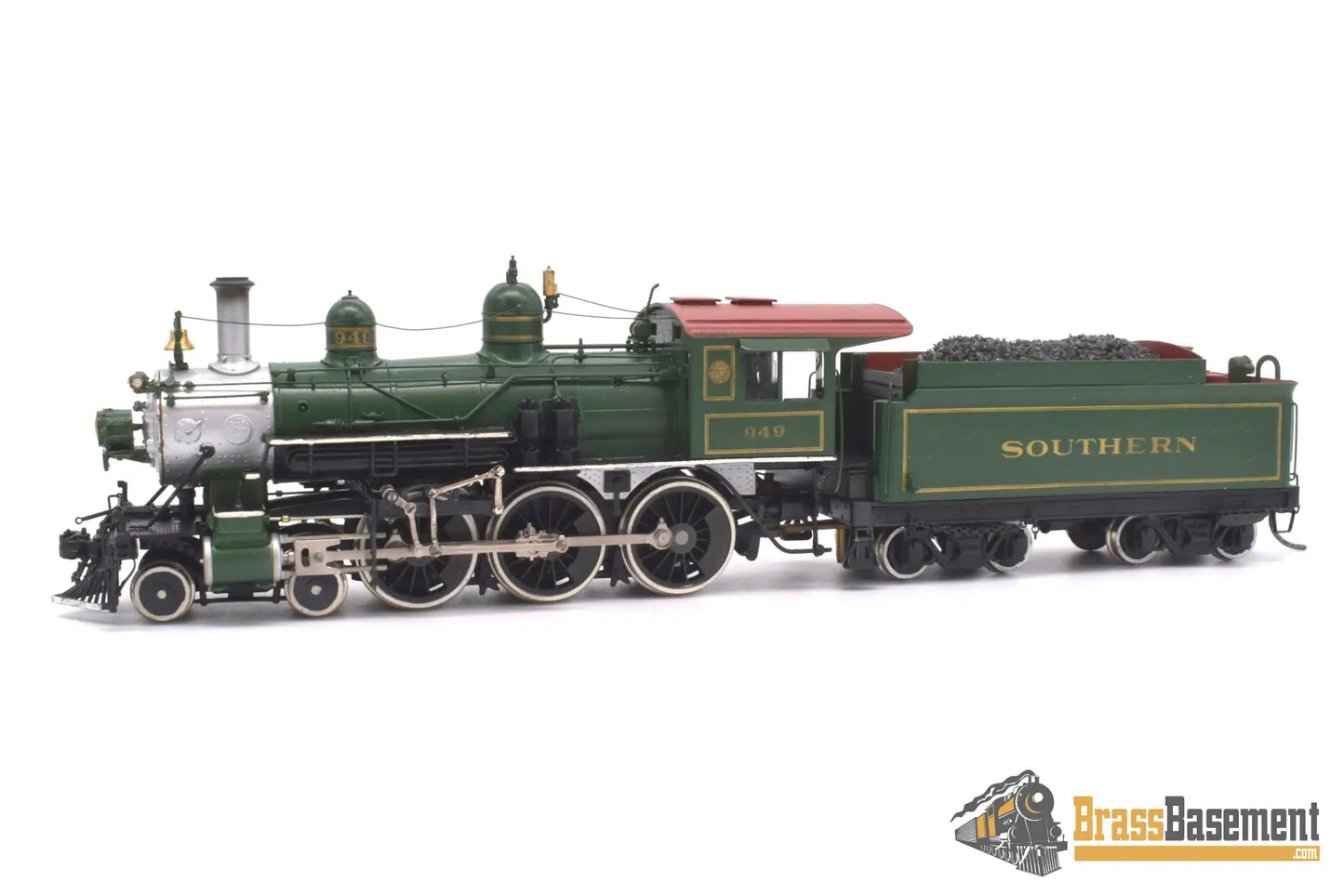 Ho Brass - Pfm Southern Railway F - 1 4 - 6 - 0 #949 Nice Paint & Weathering Steam