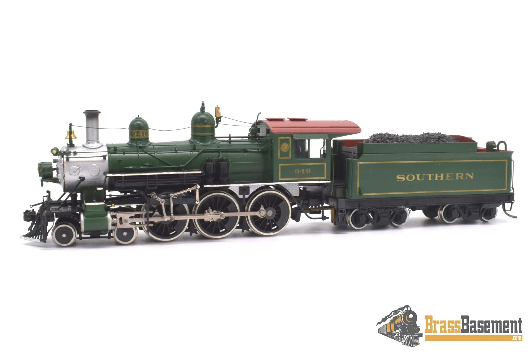 Ho Brass - Pfm Southern Railway F - 1 4 - 6 - 0 #949 Nice Paint & Weathering Steam