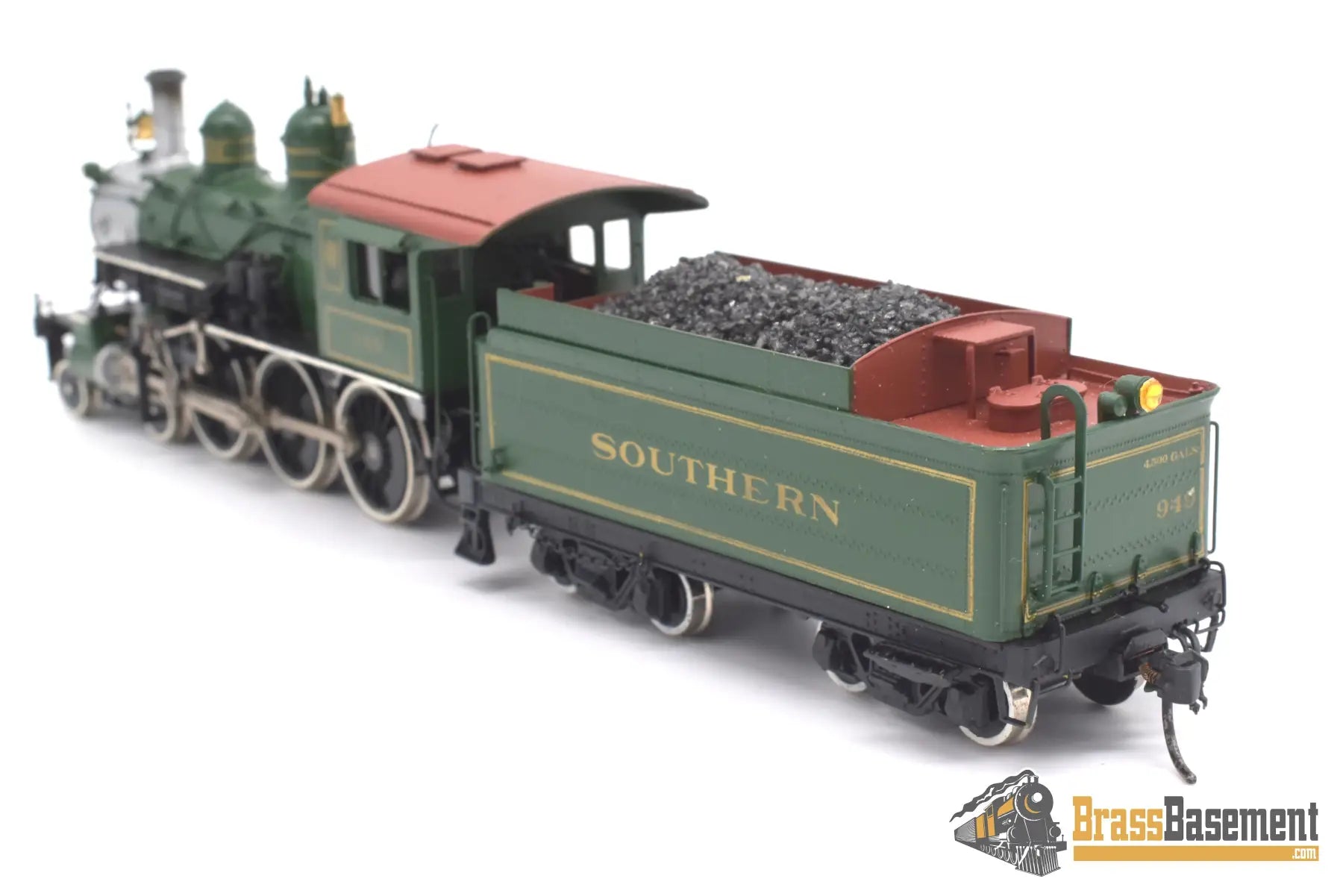 Ho Brass - Pfm Southern Railway F - 1 4 - 6 - 0 #949 Nice Paint & Weathering Steam