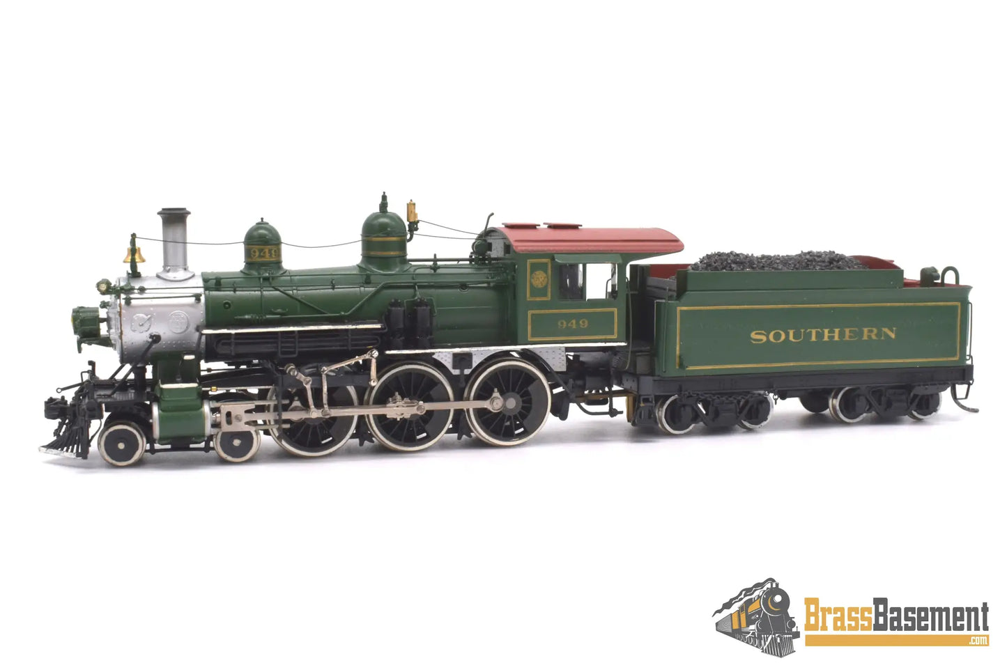 Ho Brass - Pfm Southern Railway F - 1 4 - 6 - 0 #949 Nice Paint & Weathering Steam