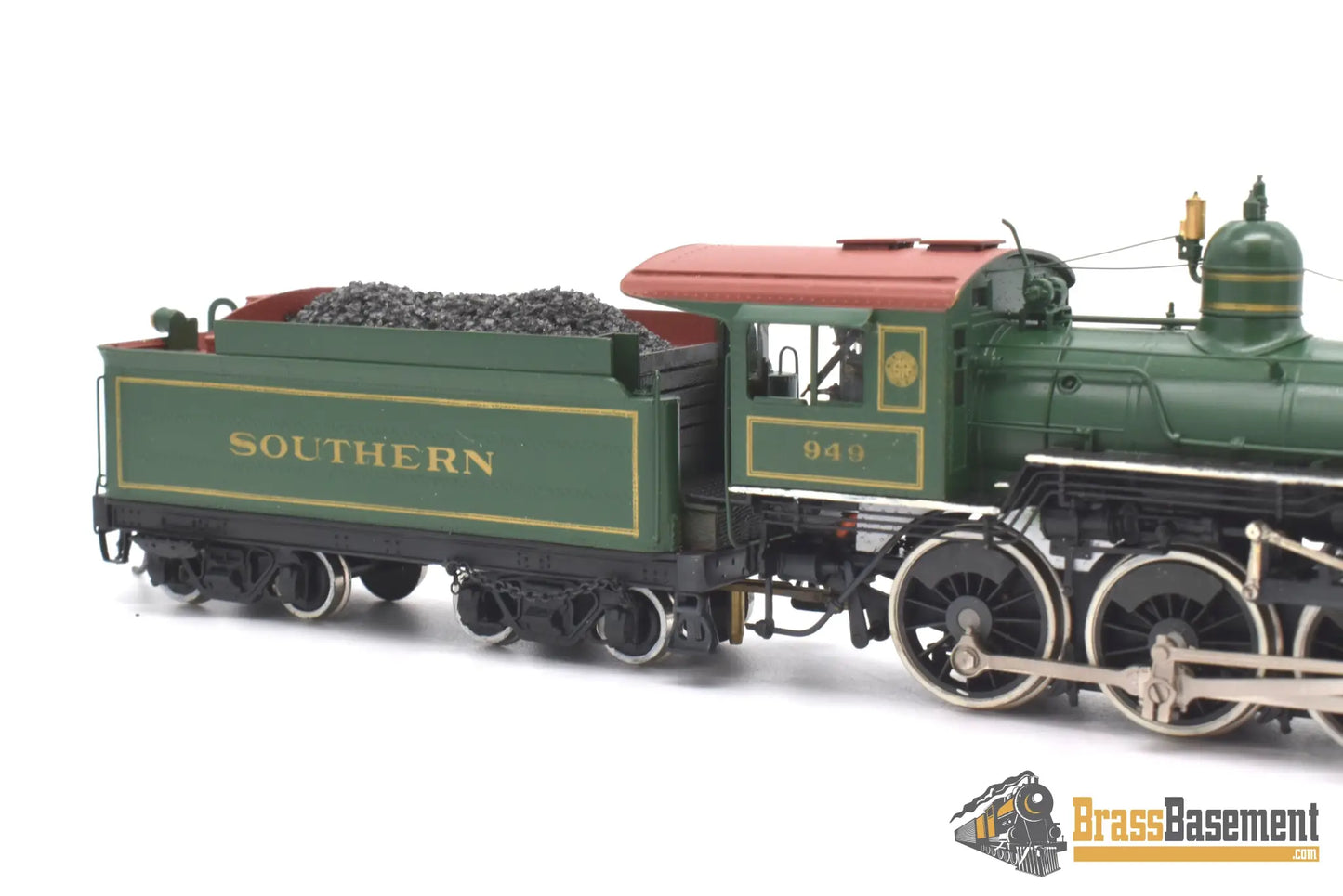 Ho Brass - Pfm Southern Railway F - 1 4 - 6 - 0 #949 Nice Paint & Weathering Steam