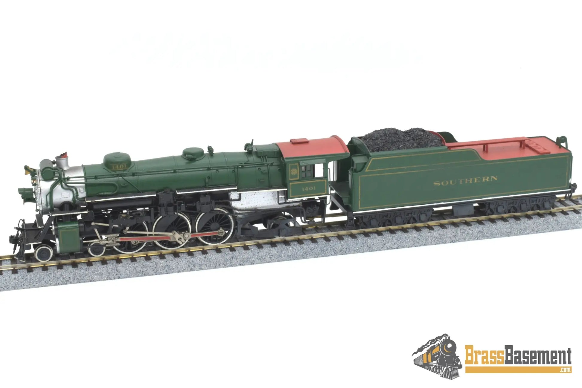 Ho Brass - Pfm Southern Railway Ps - 4 4 - 6 - 2 #1401 Nice Paint & Weathering Steam