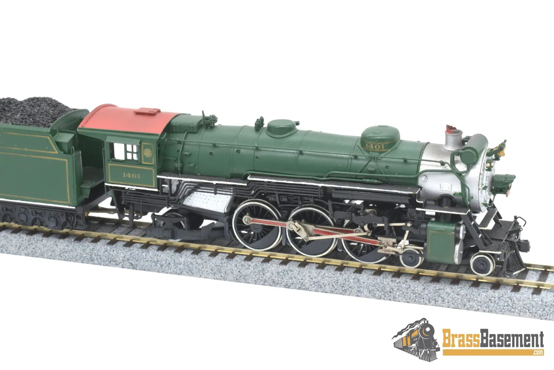 Ho Brass - Pfm Southern Railway Ps - 4 4 - 6 - 2 #1401 Nice Paint & Weathering Steam