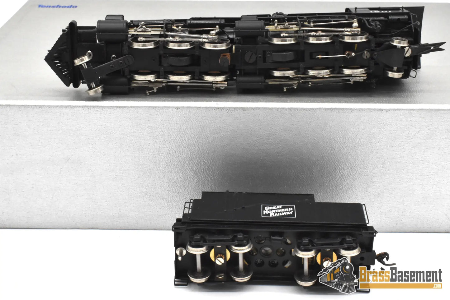 HO Brass - PFM Tenshodo 170 Great Northern L-1 2-6-6-2 1978 Green Boiler - F/P Beautiful