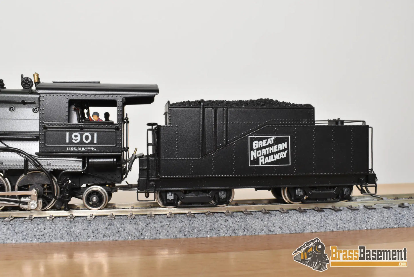 HO Brass - PFM Tenshodo 170 Great Northern L-1 2-6-6-2 1978 Green Boiler - F/P Beautiful