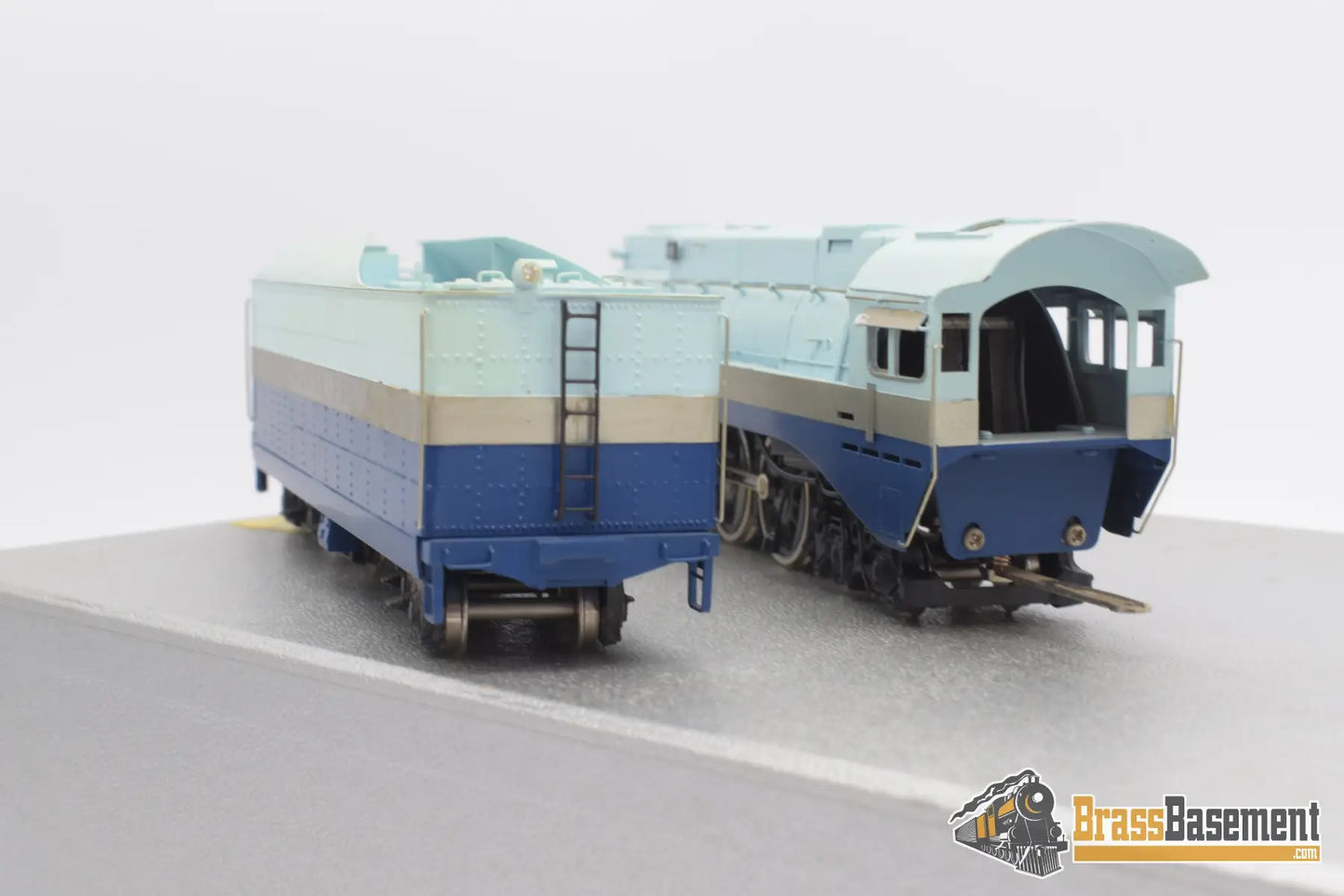 Ho Brass - Pfm Tenshodo Atsf Santa Fe ‘Blue Goose’ F/P Steam