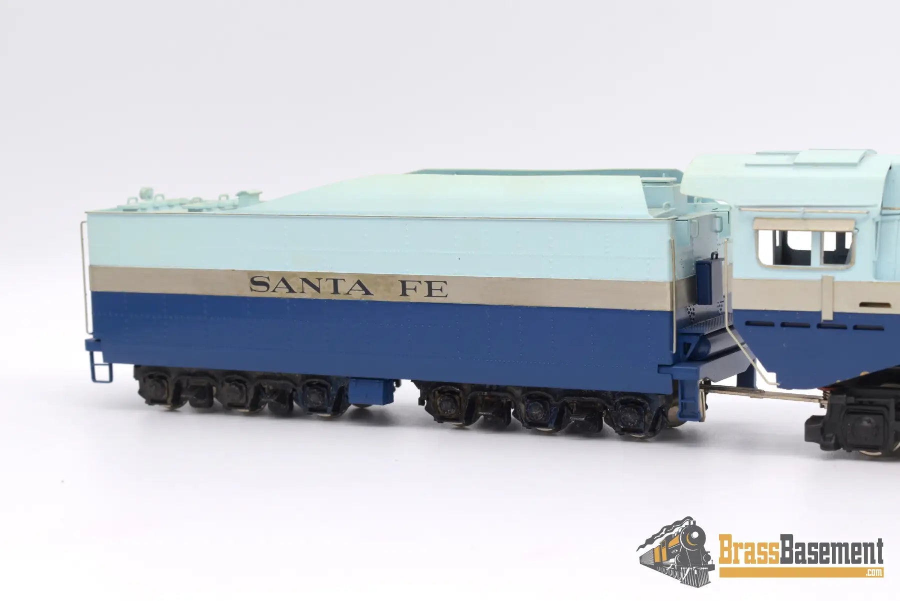 Ho Brass - Pfm Tenshodo Atsf Santa Fe ‘Blue Goose’ F/P Steam