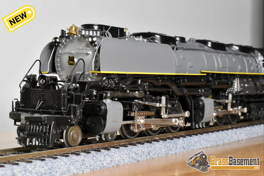 HO Brass PFM Tenshodo Union Pacific UP 4 6 6 4 Challenger #3984 Two Tone Gray Yellow Stripe w/ Deflectors Oil 1999 Run