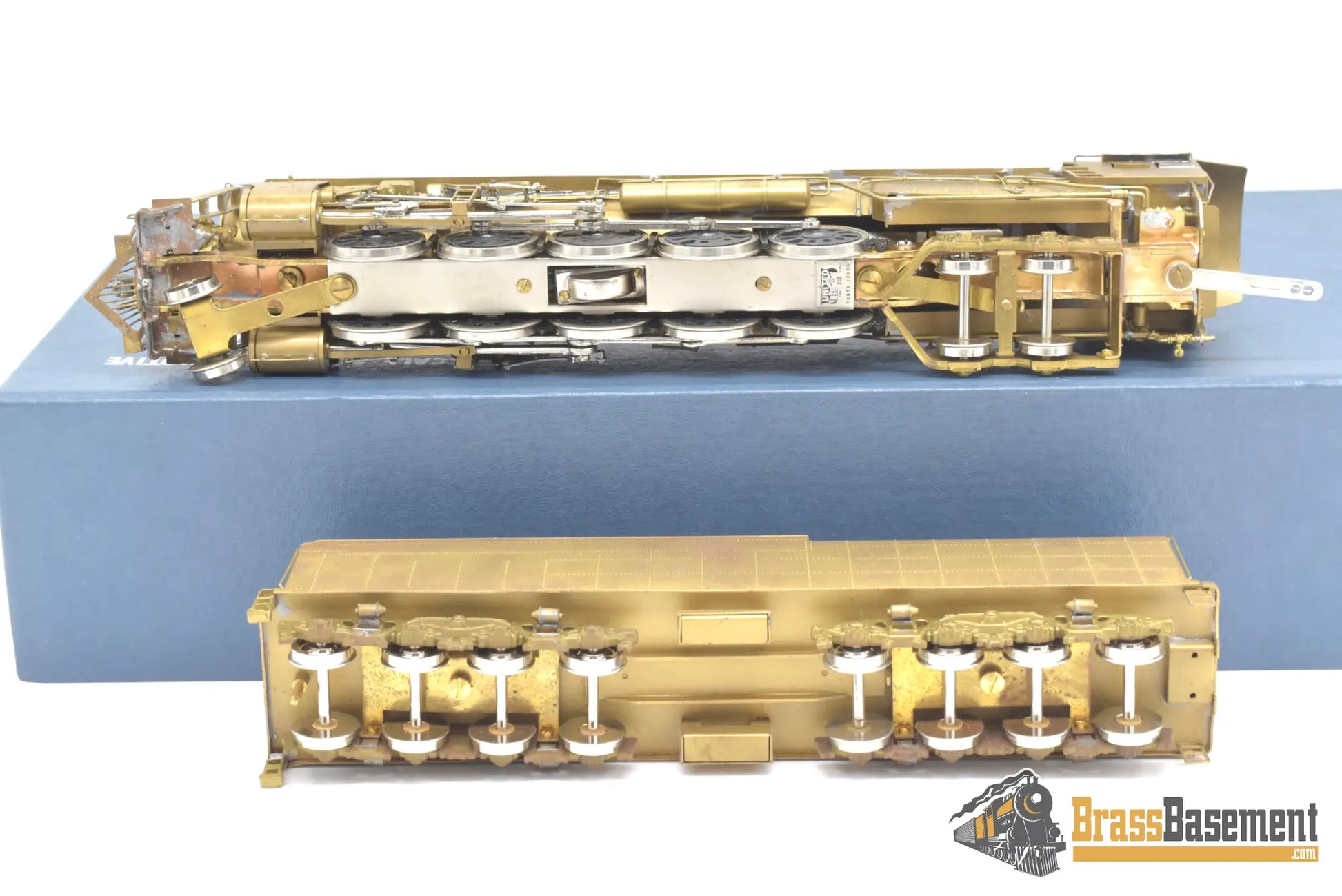 Ho Brass - Pfm United Atsf Santa Fe 2 - 10 - 4 ’5011’ Class Unpainted Tarnish Steam