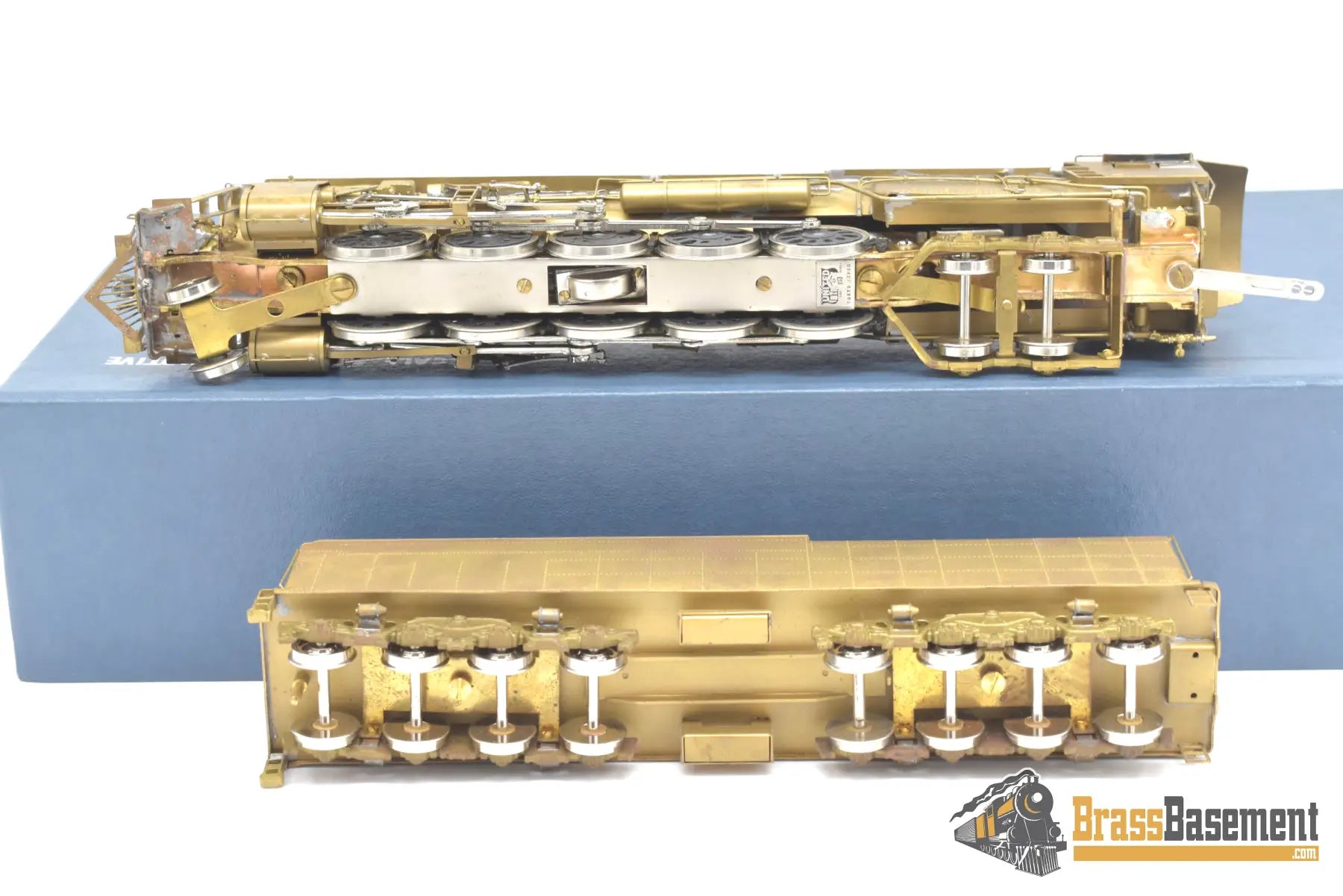 Ho Brass - Pfm United Atsf Santa Fe 2 - 10 - 4 ’5011’ Class Unpainted Tarnish Steam