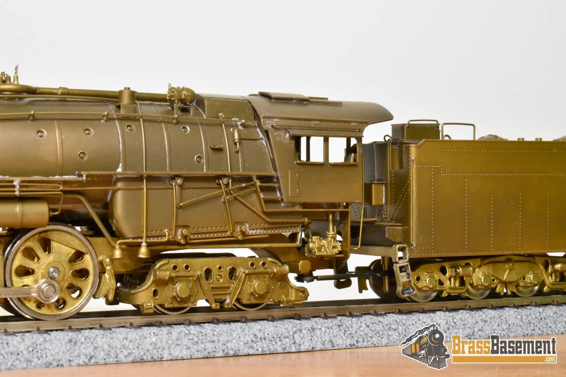 HO Brass - PFM United ATSF Santa Fe 4-8-4 Roller Bearing Rods - Unpainted 1981 High-Grade - Steam