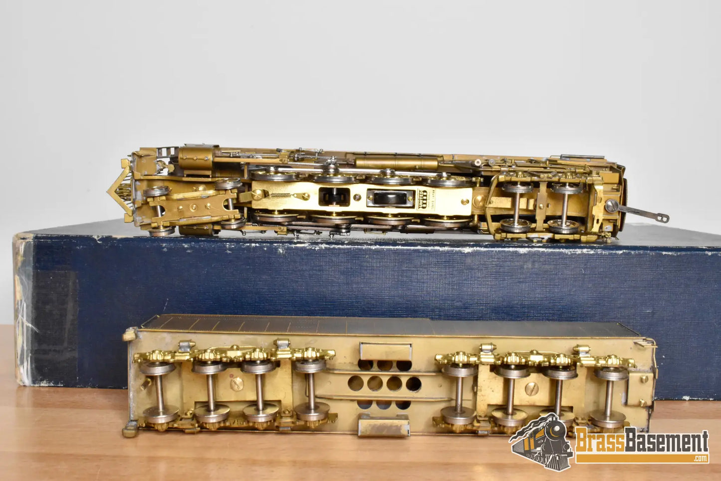 HO Brass - PFM United ATSF Santa Fe 4-8-4 Roller Bearing Rods - Unpainted 1981 High-Grade - Steam
