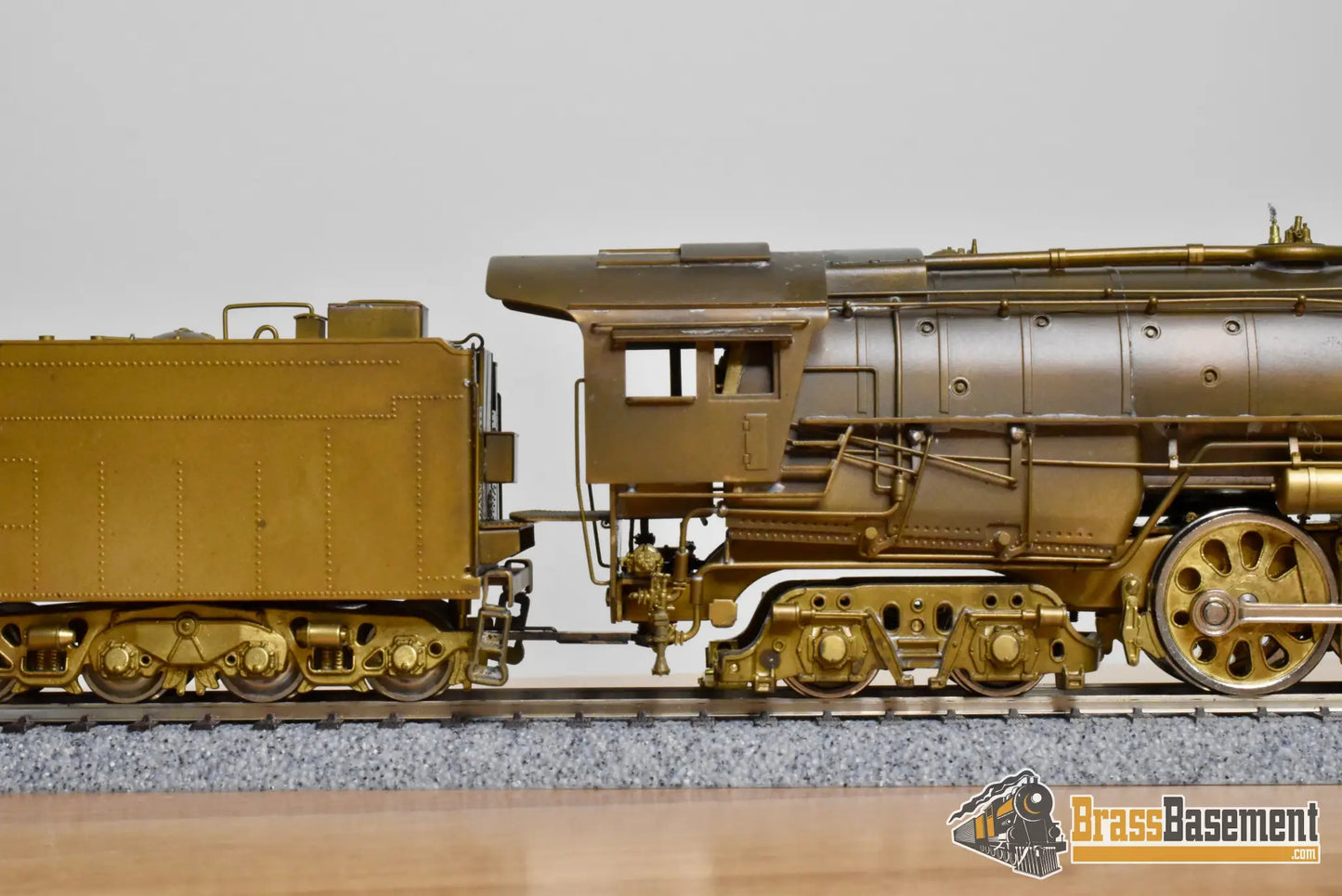 HO Brass - PFM United ATSF Santa Fe 4-8-4 Roller Bearing Rods - Unpainted 1981 High-Grade - Steam
