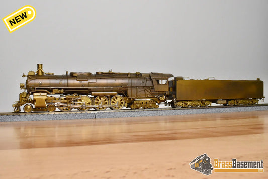 HO Brass - PFM United ATSF Santa Fe 4-8-4 Roller Bearing Rods - Unpainted 1981 High-Grade - Steam