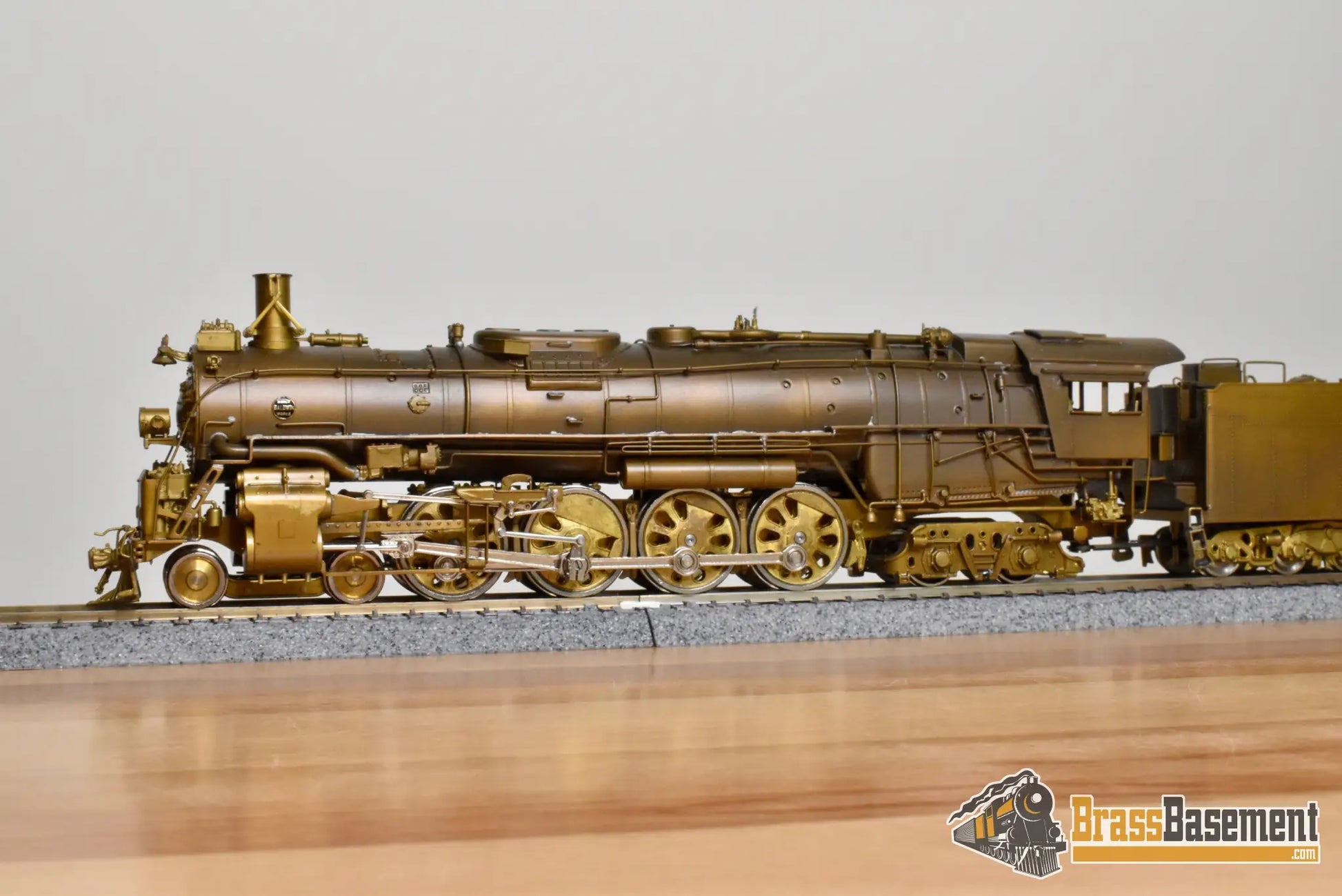 HO Brass - PFM United ATSF Santa Fe 4-8-4 Roller Bearing Rods - Unpainted 1981 High-Grade - Steam