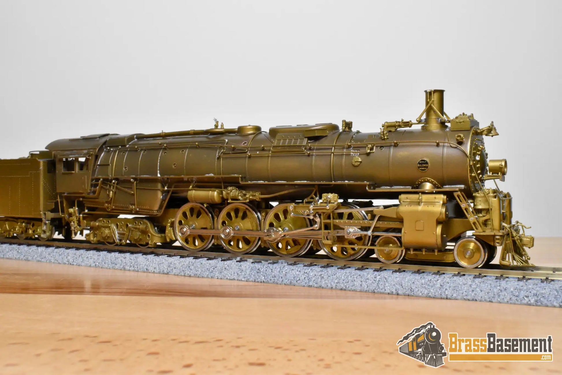 HO Brass - PFM United ATSF Santa Fe 4-8-4 Roller Bearing Rods - Unpainted 1981 High-Grade - Steam