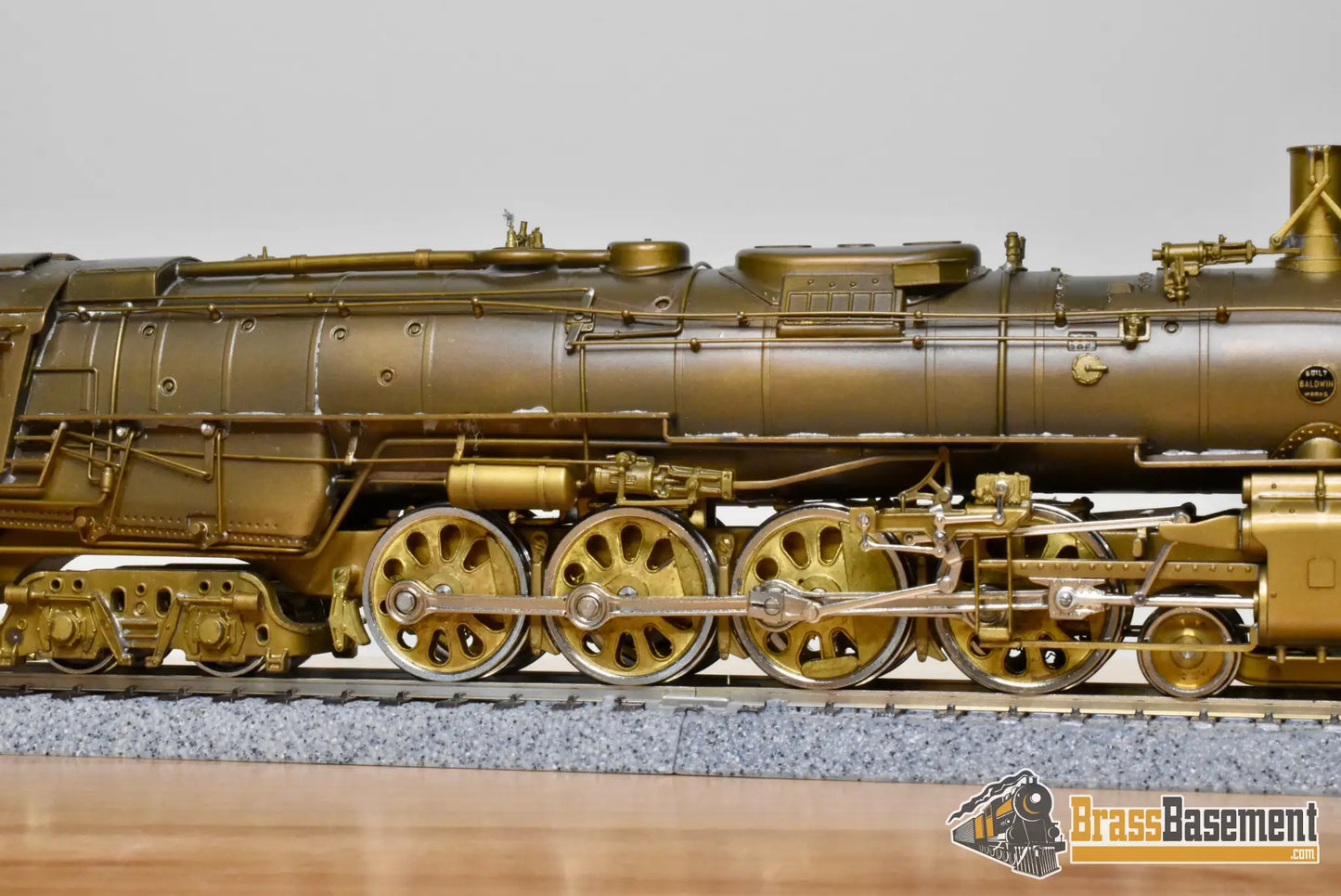 HO Brass - PFM United ATSF Santa Fe 4-8-4 Roller Bearing Rods - Unpainted 1981 High-Grade - Steam