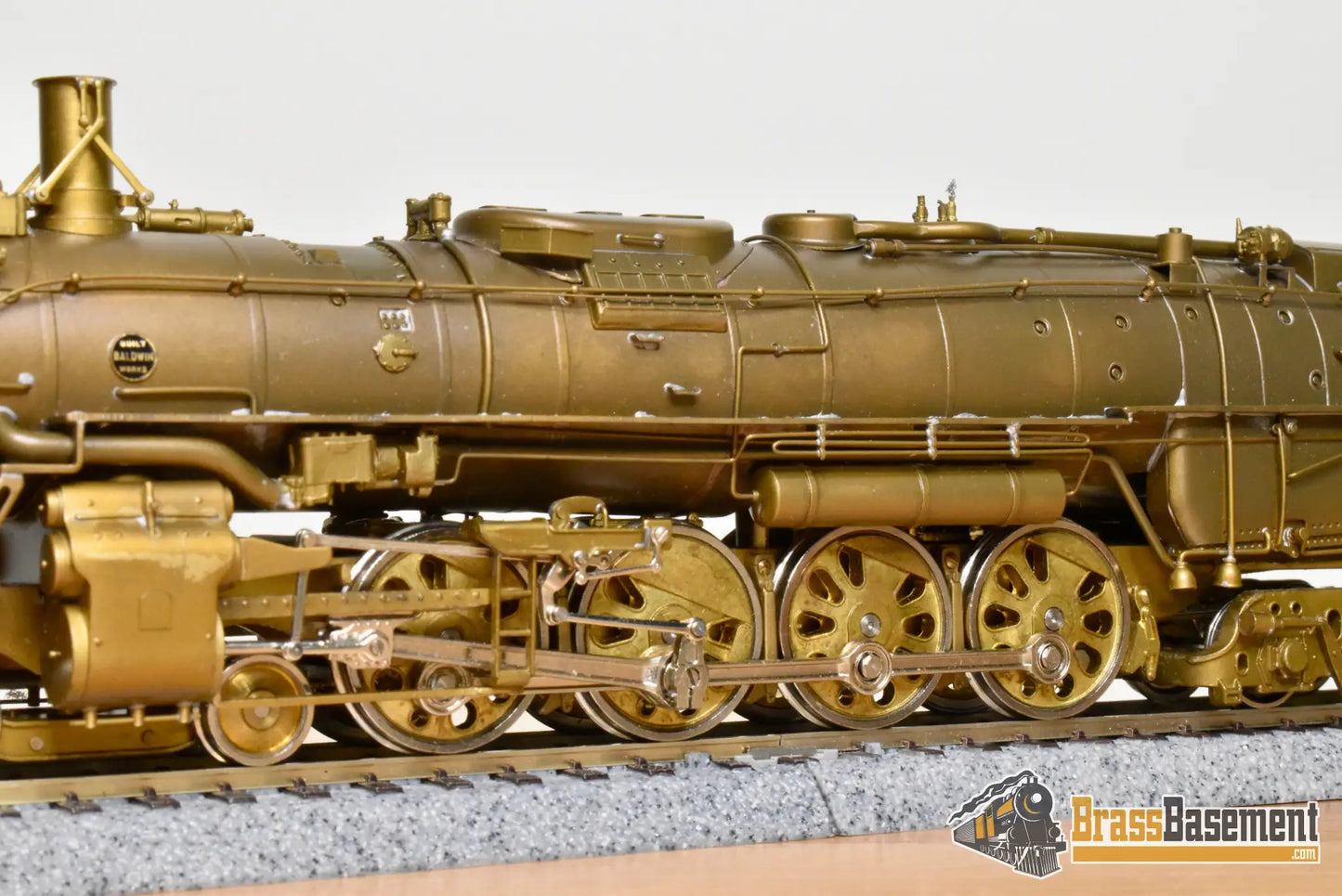 HO Brass - PFM United ATSF Santa Fe 4-8-4 Roller Bearing Rods - Unpainted 1981 High-Grade - Steam