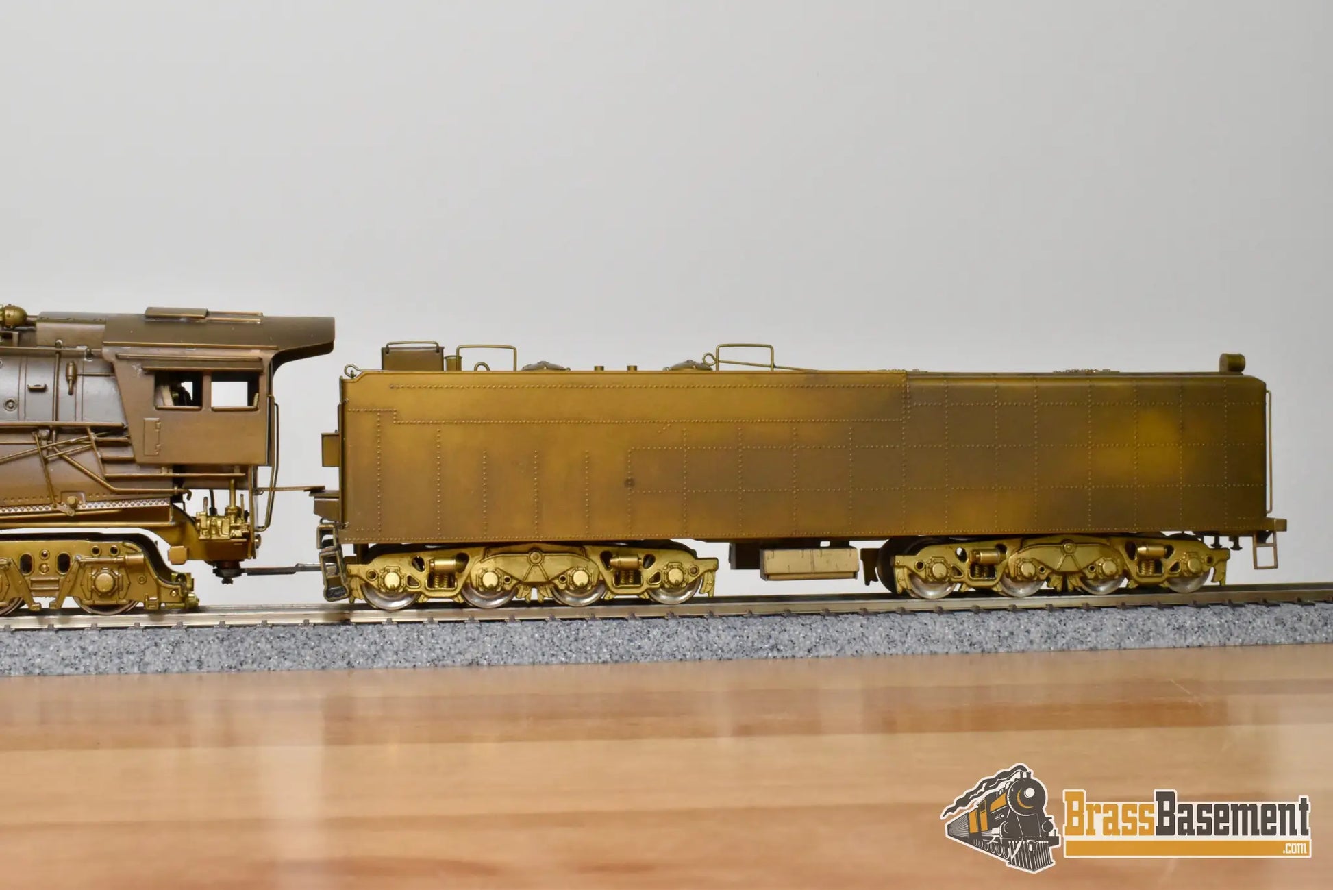 HO Brass - PFM United ATSF Santa Fe 4-8-4 Roller Bearing Rods - Unpainted 1981 High-Grade - Steam
