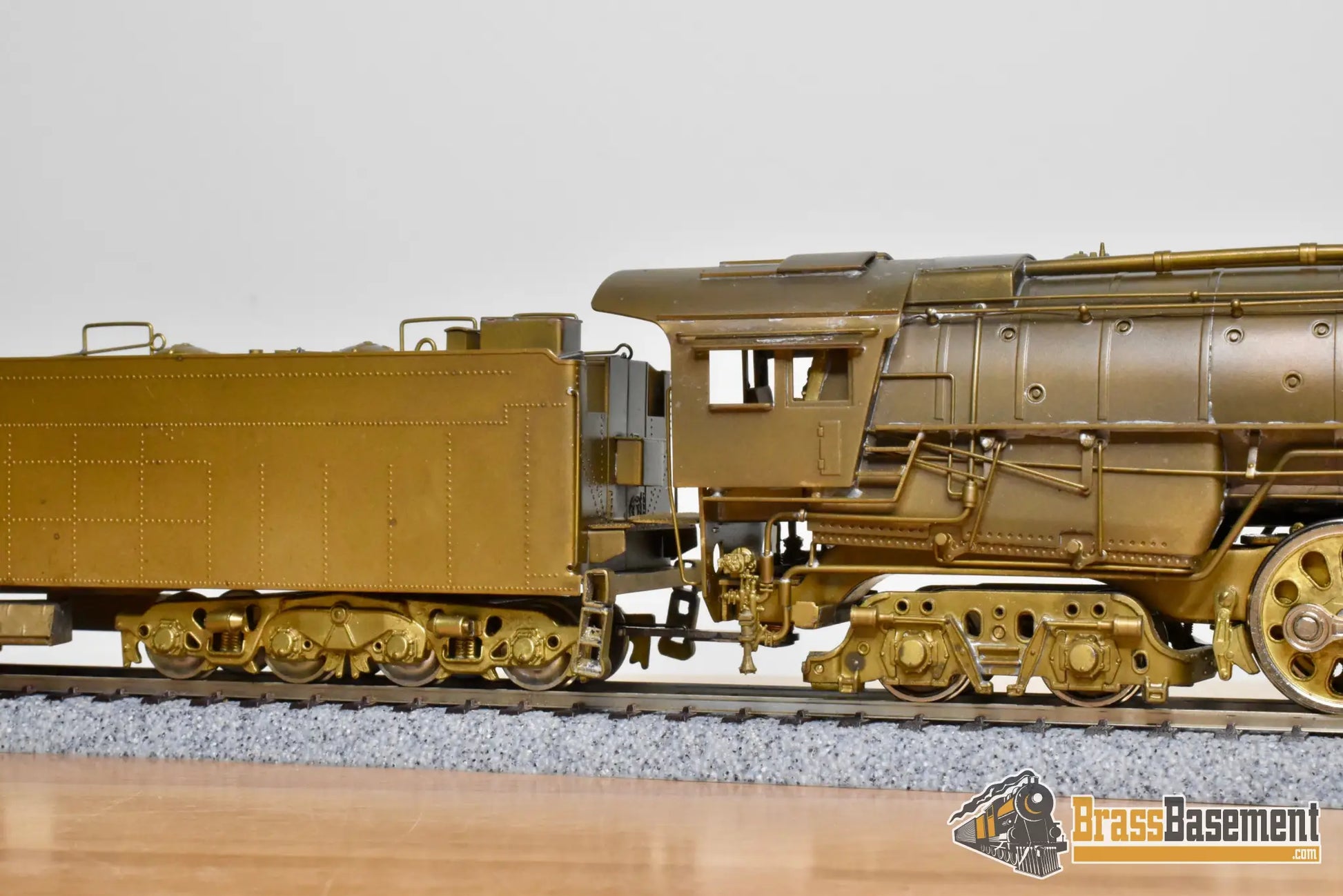 HO Brass - PFM United ATSF Santa Fe 4-8-4 Roller Bearing Rods - Unpainted 1981 High-Grade - Steam