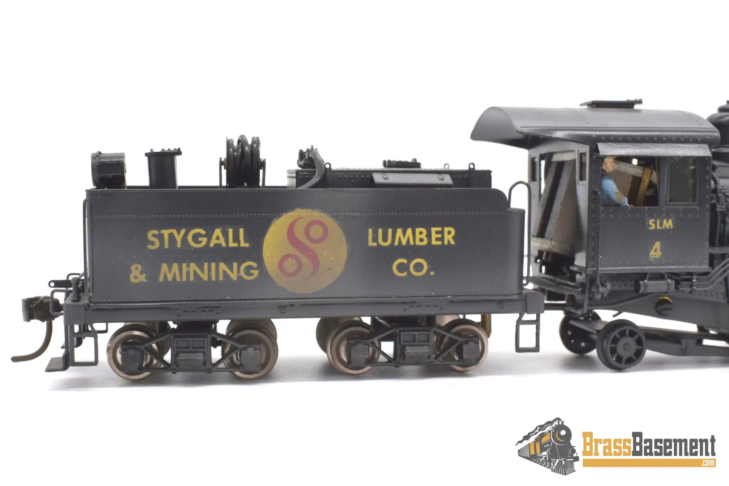 Ho Brass - Pfm United Baldwin 2 - 6 - 2 Logger Stygall Lumber & Mining Co. Private Paint Steam