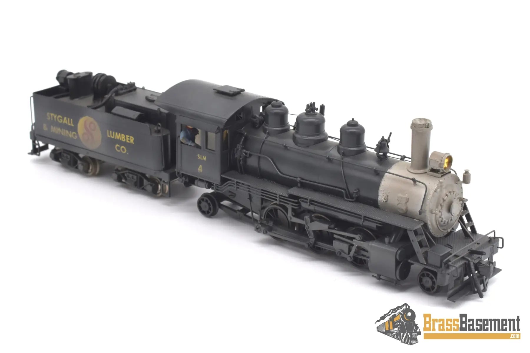 Ho Brass - Pfm United Baldwin 2 - 6 - 2 Logger Stygall Lumber & Mining Co. Private Paint Steam