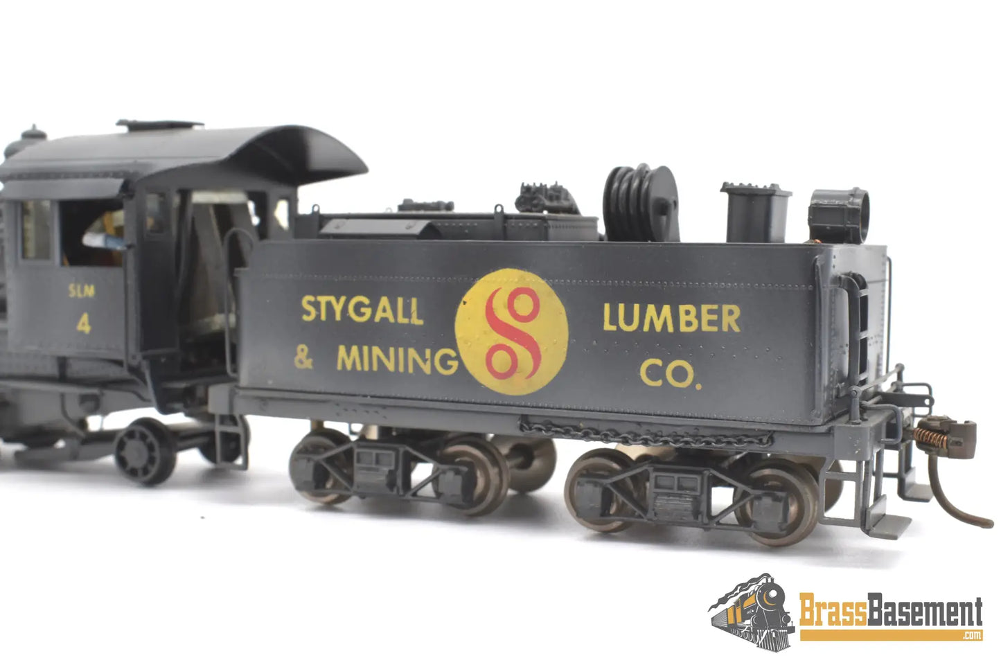 Ho Brass - Pfm United Baldwin 2 - 6 - 2 Logger Stygall Lumber & Mining Co. Private Paint Steam