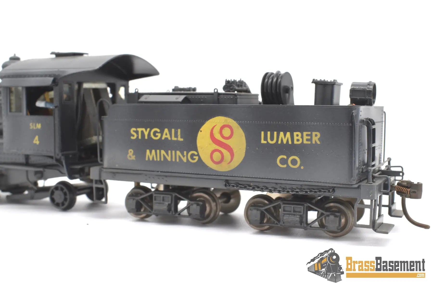 Ho Brass - Pfm United Baldwin 2 - 6 - 2 Logger Stygall Lumber & Mining Co. Private Paint Steam