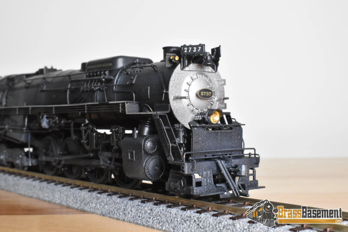HO Brass - PFM United C&O Chesapeake & Ohio 2-8-4 Kanawha #2737 - C/P - Steam