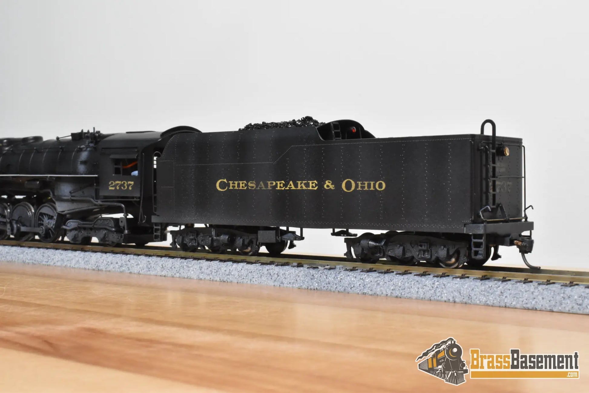 HO Brass - PFM United C&O Chesapeake & Ohio 2-8-4 Kanawha #2737 - C/P - Steam