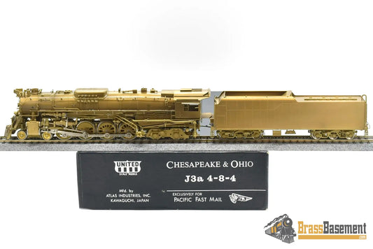 Ho Brass - Pfm United Chesapeake & Ohio J - 3A 4 - 8 - 4 Greenbrier 1981 Run Mint Steam