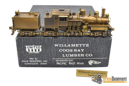HO Brass - PFM United Coos Bay Lumber Company 3 Truck Willamette - Construction #1 Logging