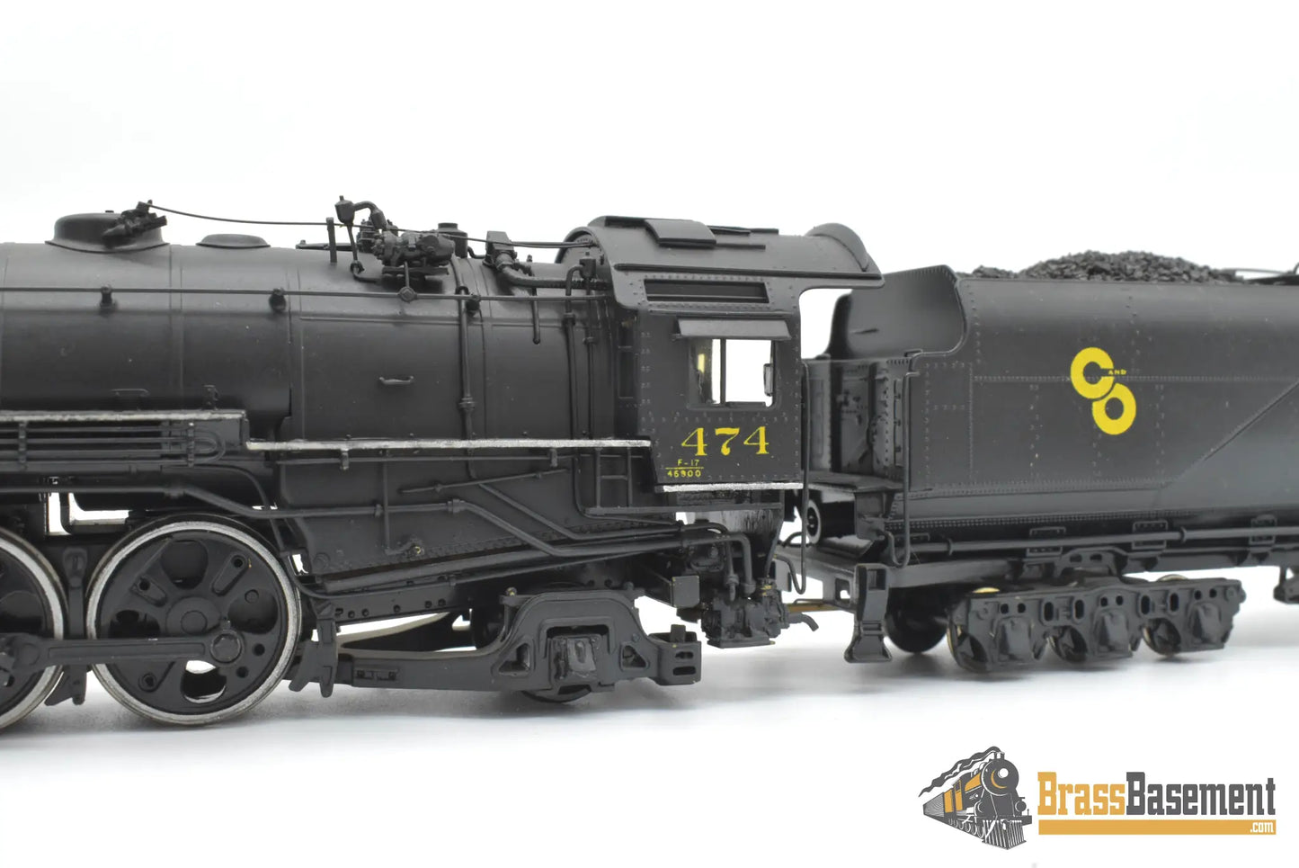HO Brass - PFM United Crown C&O Chesapeake & Ohio F-17 4-6-2 Pacific #474 - Worthington FWH CP Steam