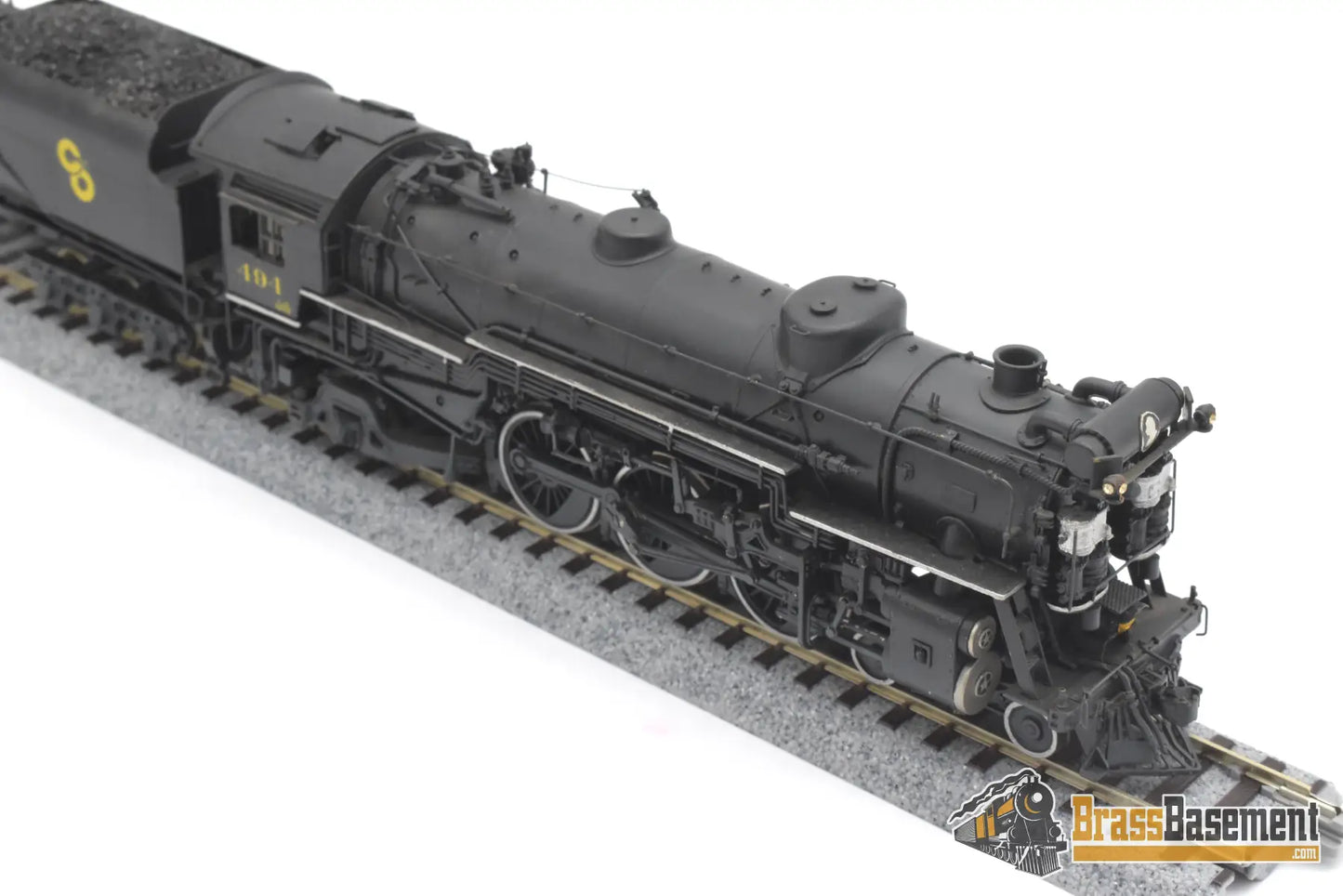 Ho Brass - Pfm United Crown C&O Chesapeake & Ohio F-19 4-6-2 Pacific #494 Elesco Fwh Fp Steam
