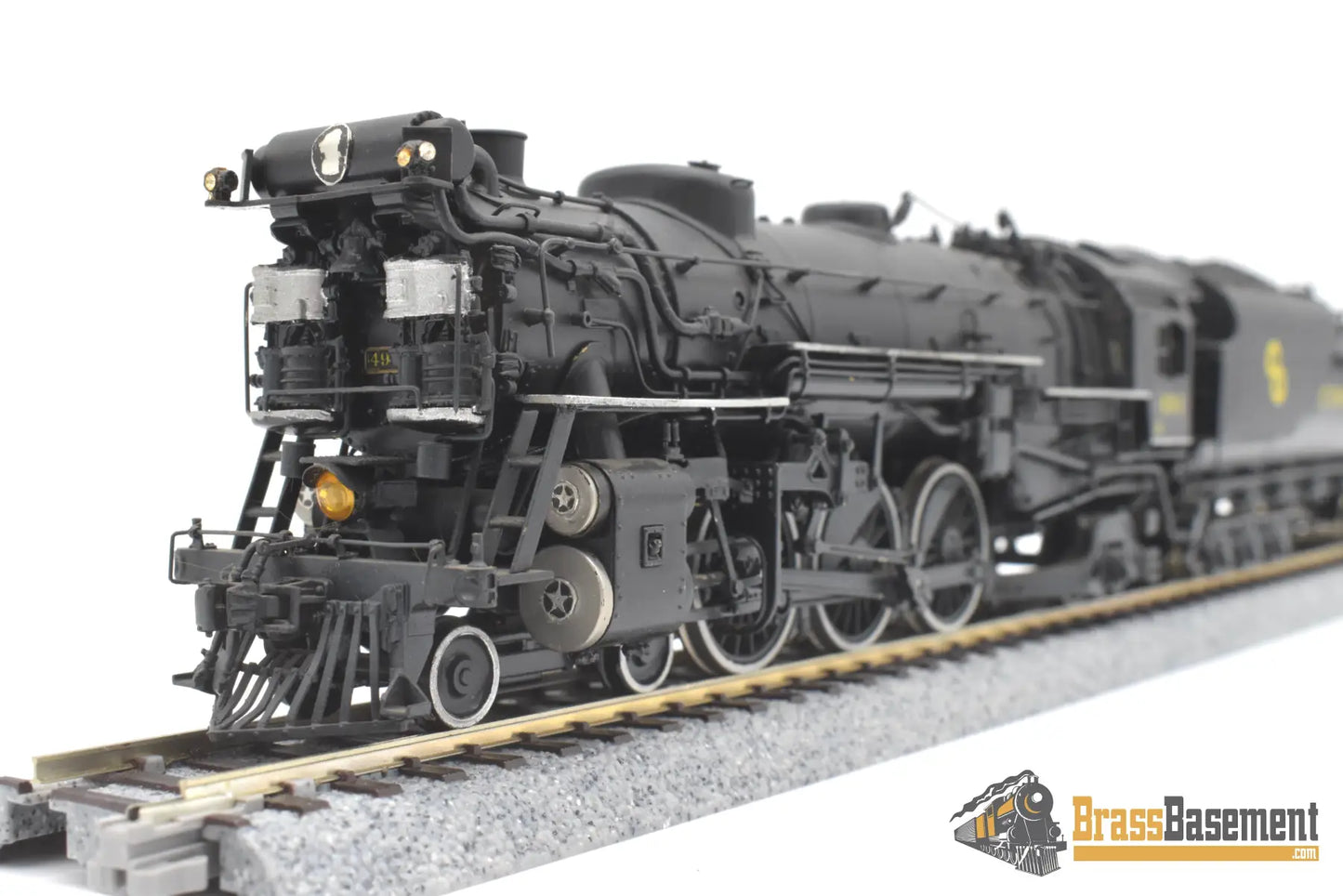 Ho Brass - Pfm United Crown C&O Chesapeake & Ohio F-19 4-6-2 Pacific #494 Elesco Fwh Fp Steam