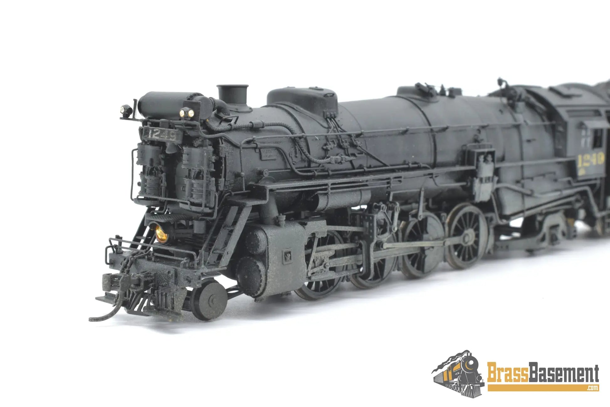 Ho Brass - Pfm United Crown Chesapeake & Ohio K - 3 2 - 8 - 2 W/ Rectangle Tender Custom Paint Steam