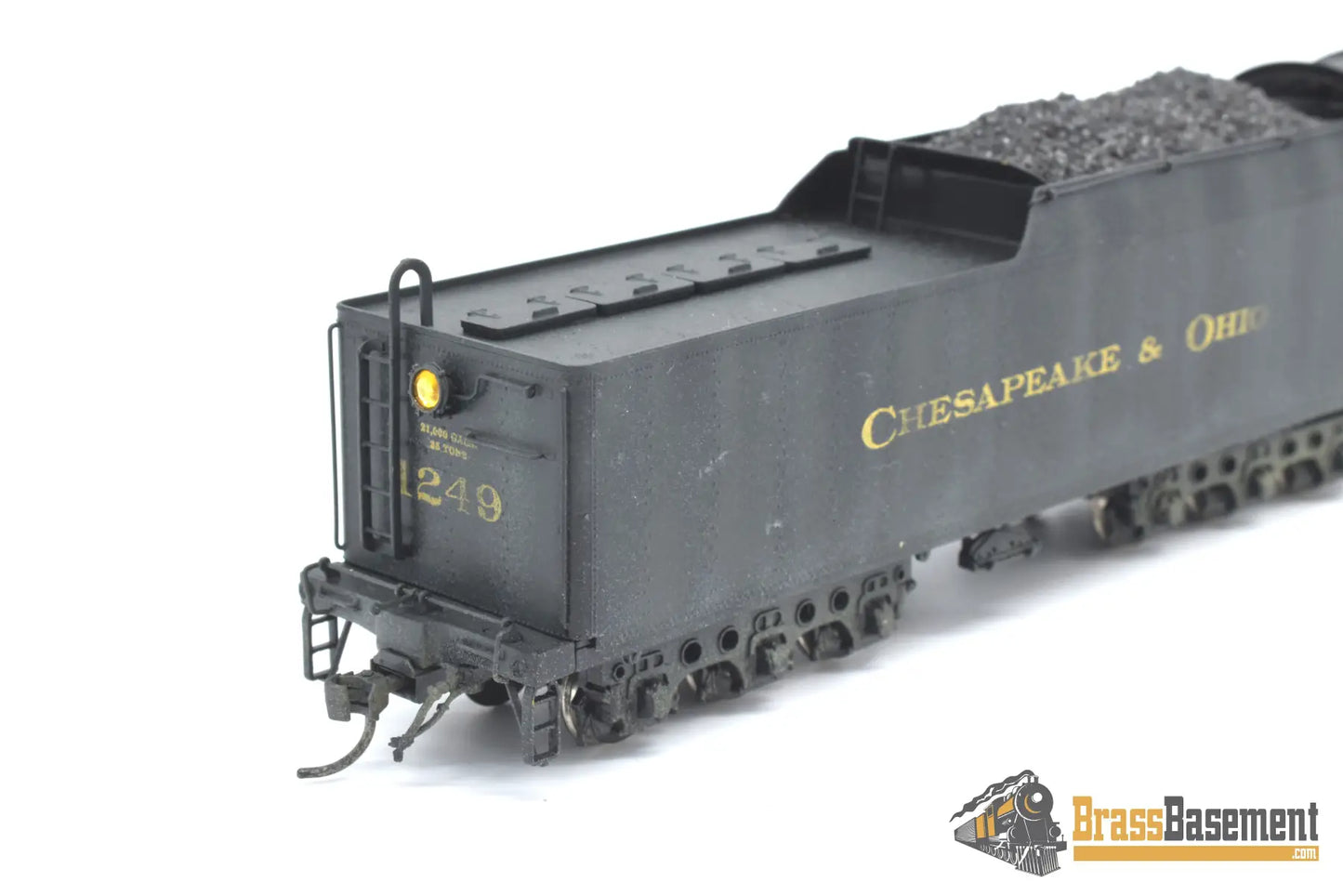 Ho Brass - Pfm United Crown Chesapeake & Ohio K - 3 2 - 8 - 2 W/ Rectangle Tender Custom Paint Steam