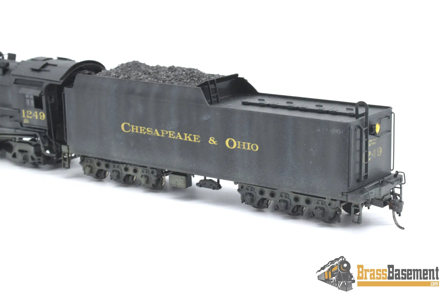 Ho Brass - Pfm United Crown Chesapeake & Ohio K - 3 2 - 8 - 2 W/ Rectangle Tender Custom Paint Steam