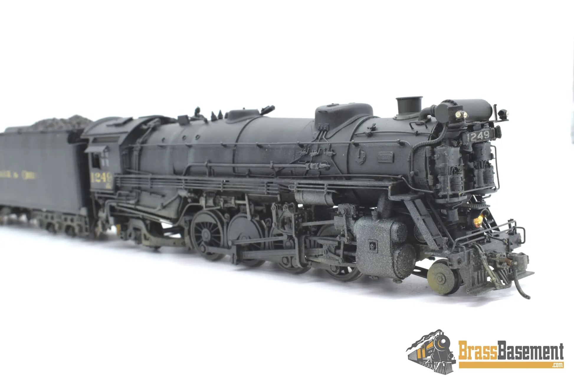 Ho Brass - Pfm United Crown Chesapeake & Ohio K - 3 2 - 8 - 2 W/ Rectangle Tender Custom Paint Steam