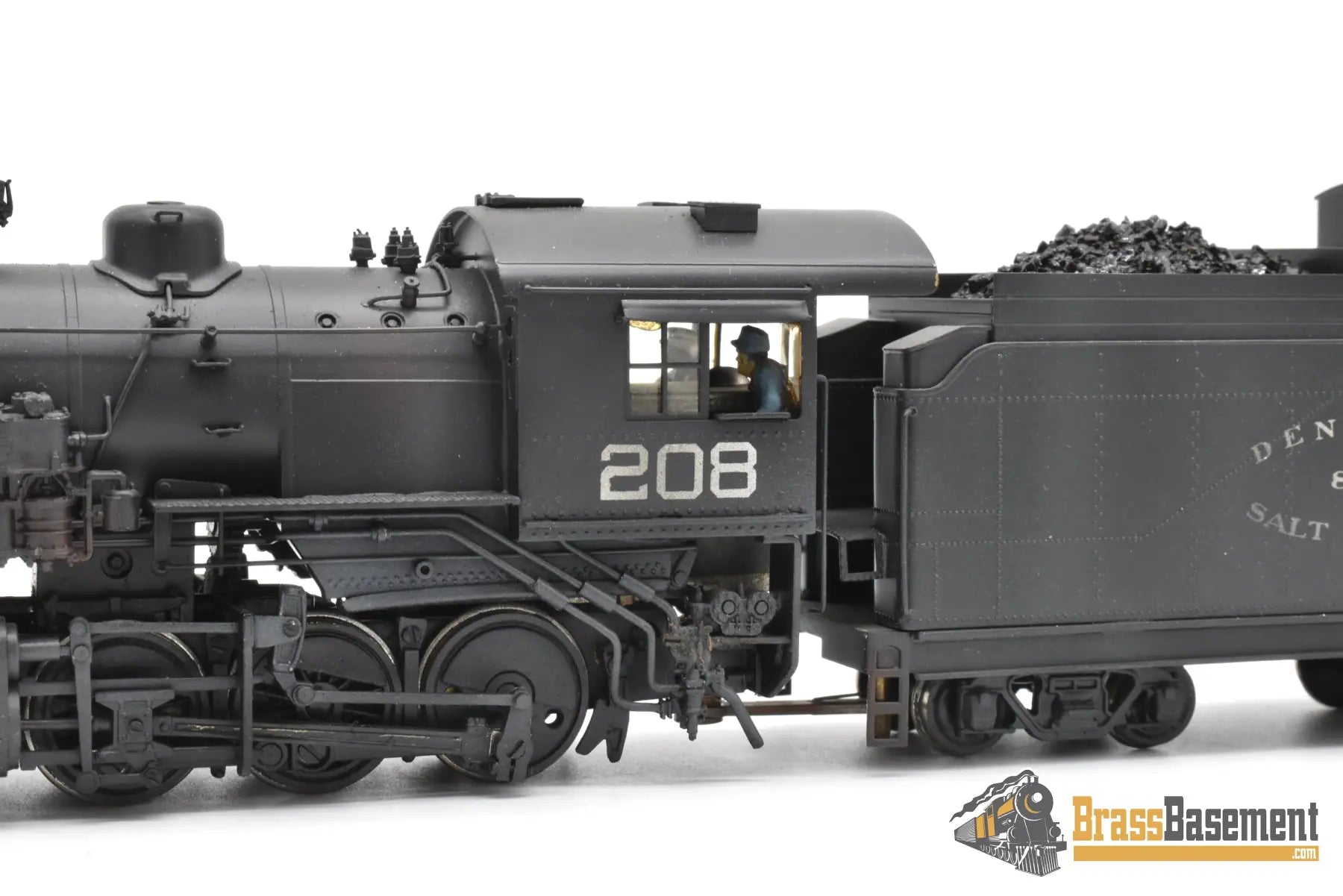 HO Brass - PFM United D&SL Denver & Salt Lake 2-6-6-0 - Custom Painted 1974 (NOTES) Steam