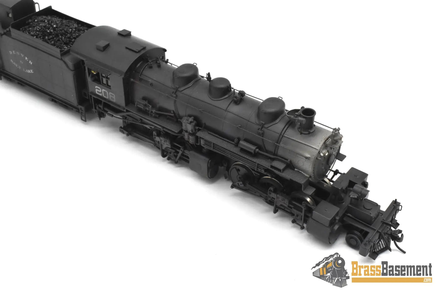 HO Brass - PFM United D&SL Denver & Salt Lake 2-6-6-0 - Custom Painted 1974 (NOTES) Steam