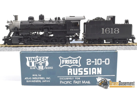 Ho Brass - Pfm United Frisco 2 - 10 - 0 Russian Decapod #1618 C/P Nice Steam