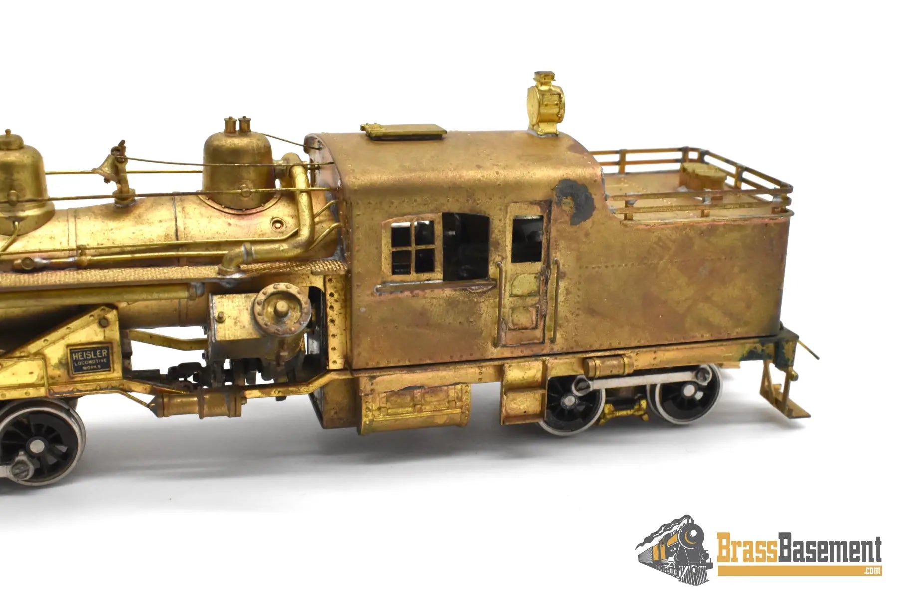 HO Brass – PFM United Heisler Geared Locomotive – Unpainted – 1963 Run - Does Not Run Steam